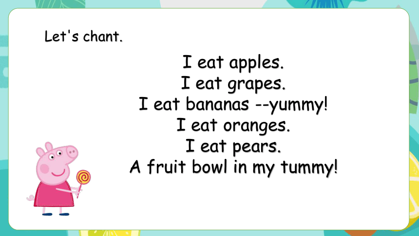 Unit 5 Do you like pears? Part A Let's talk课件（36张PPT）