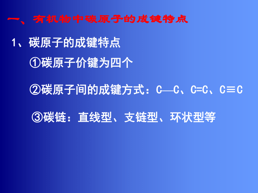 新人教版化学高中选修5-第二节-有机化合物的结构特点(41张PPT)