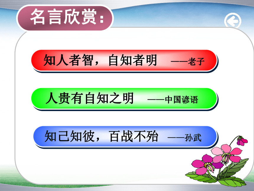 认识自我 树立信心主题班会课件