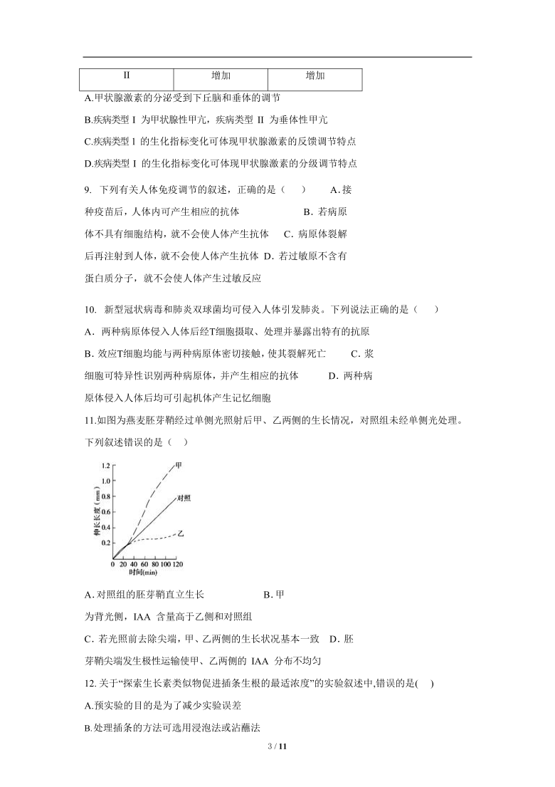 福建省厦门市2020-2021学年高二上学期期末考试生物试题      含答案