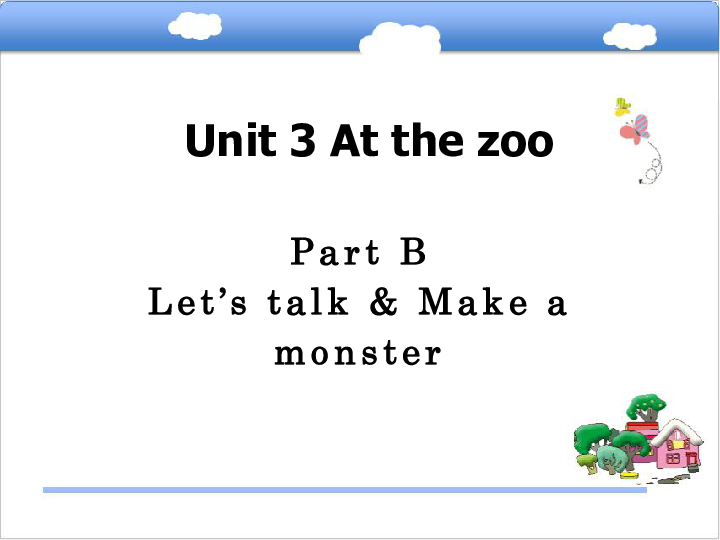 Unit 3 At the zoo PB Let's talk 课件+素材