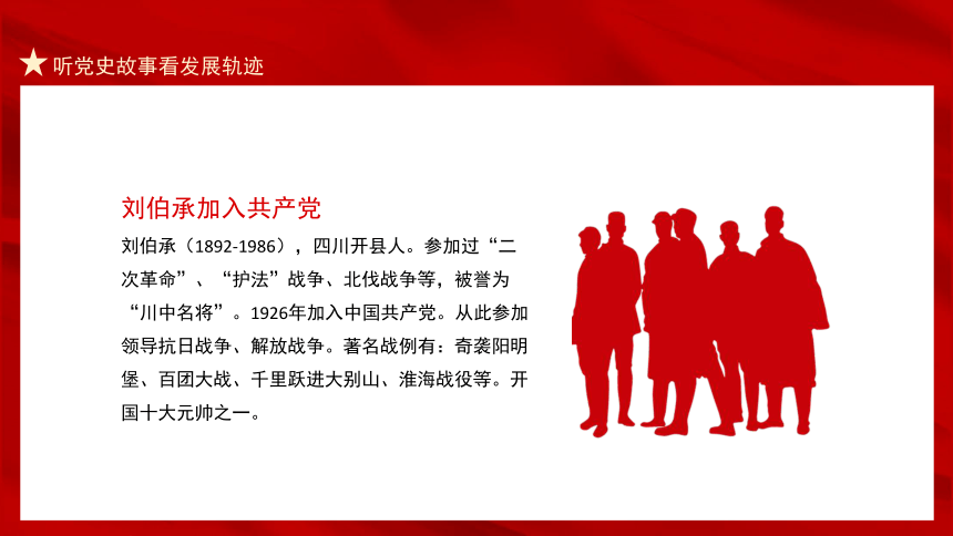 听党史故事，看发展轨迹 课件（18ppt）