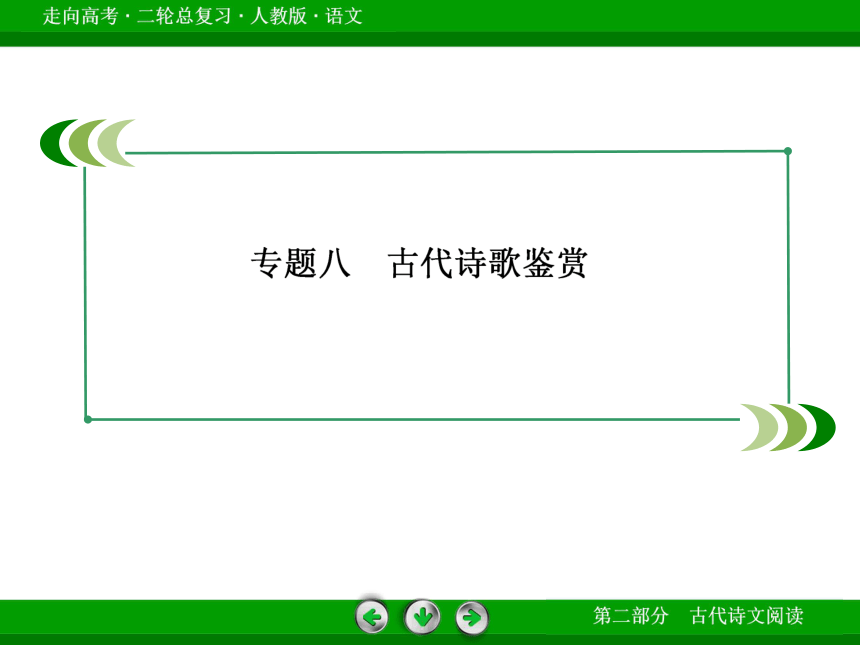 【走向高考】2014高三语文（人教版）二轮专题复习课件：评析诗歌的思想感情（含13年高考真题，29张PPT）