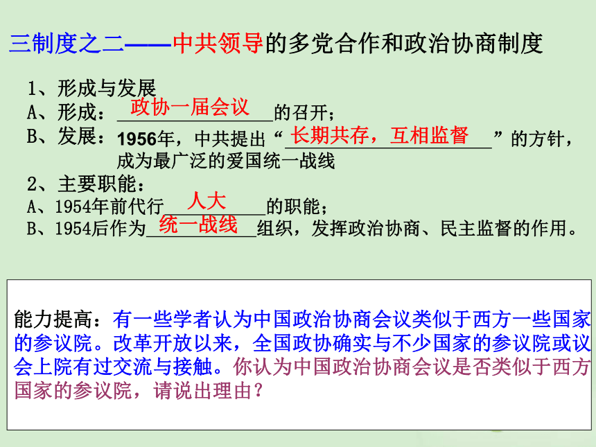 2017-2018学年人民版必修1：4.1 新中国初期的政治建设 课件（30张ppt）