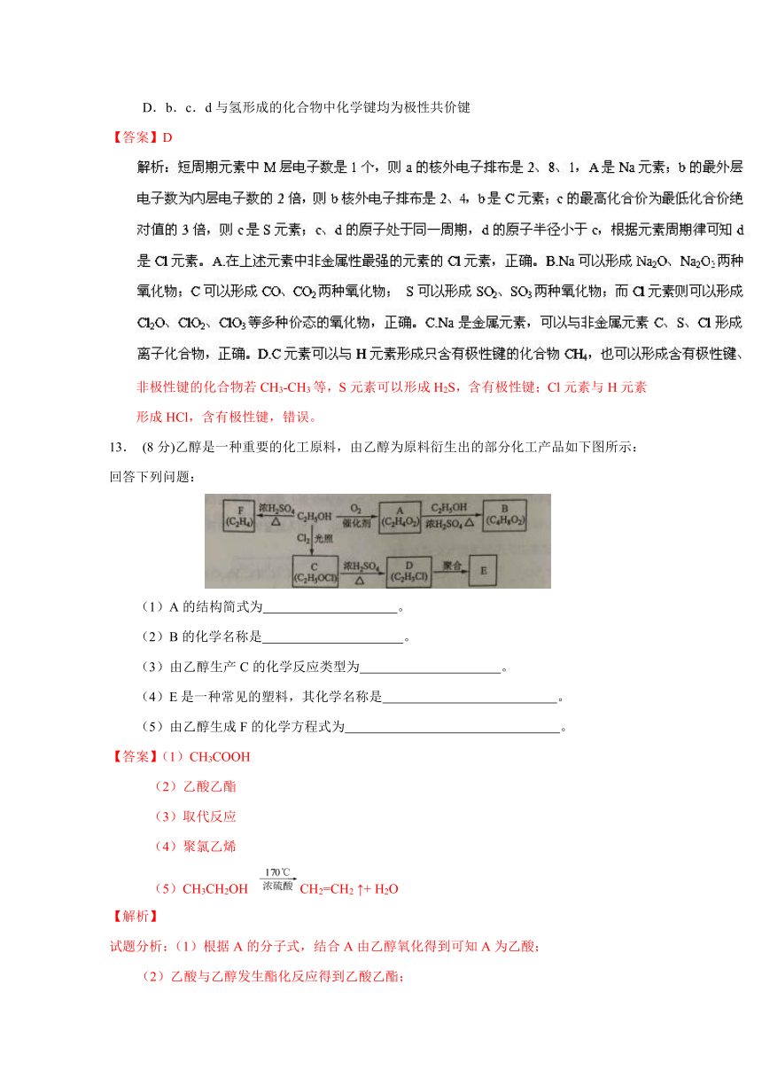 2015年高考真题——化学（海南卷）Word版含解析（部分）