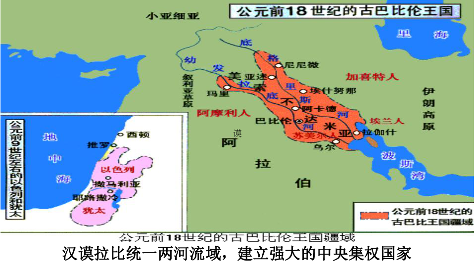 人教部编版九年级历史上册 第2课 古代两河流域课件(29张)