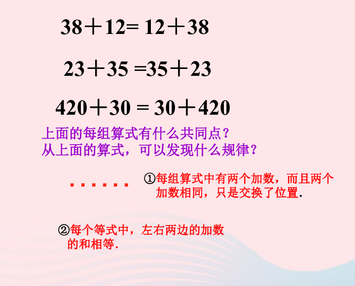 四年级数学下册第3单元运算定律加法运算定律课件 新人教版(28张PPT)