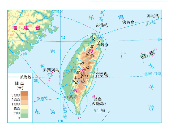 台湾周边海域地图图片