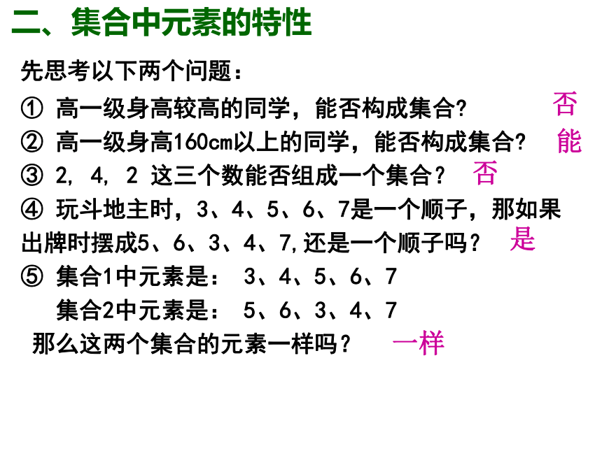 高一数学人教A版必修1课件：1.1.1 集合的含义与表示（共28张PPT）