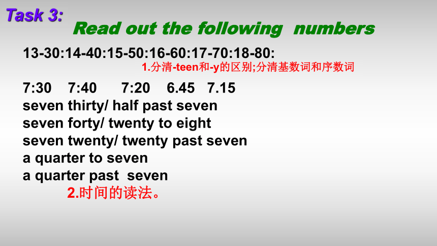 高考英语听力提高——时间数字日期转向突破（23张） （无相关音频文件）