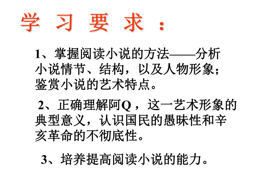 高中语文高三年级下华东师大版1.1《阿Q正传(节选)》课件（58张）