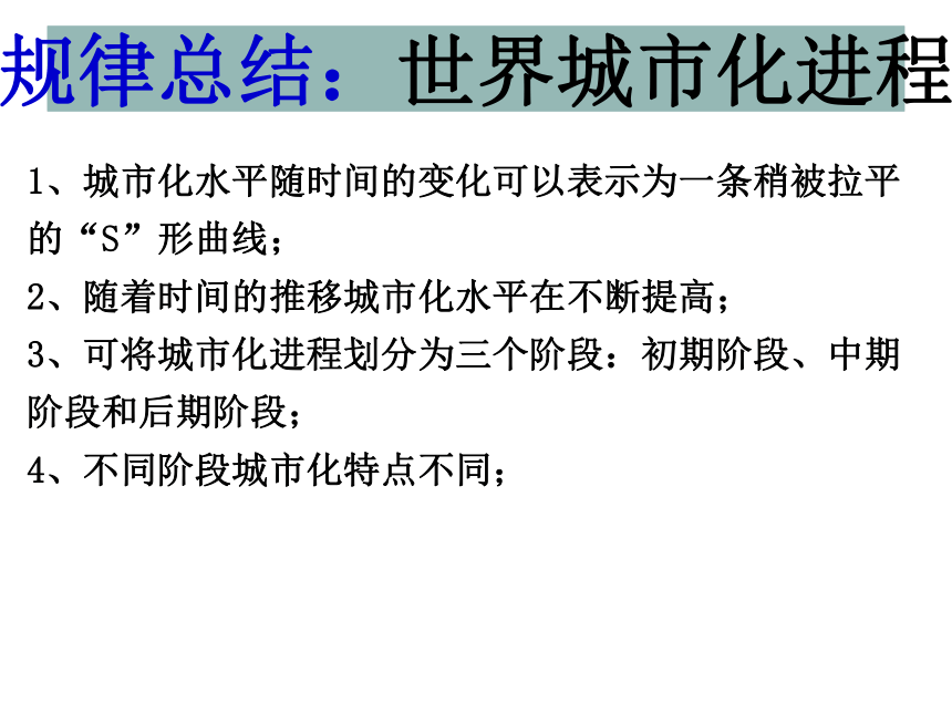 2017-2018学年高中地理人教必修二课件：2.3城市化（共52张PPT） (共52张PPT)