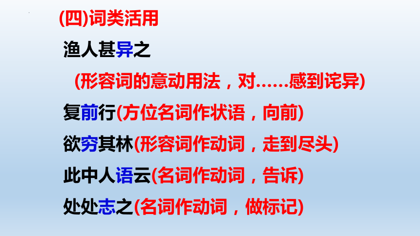 20212022學年部編版語文八年級下冊第9課桃花源記複習知識點課件共27