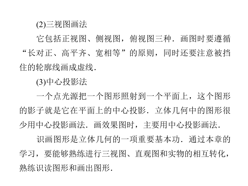 人教高中数学必修2   一章_空间几何体_章末归纳总结_课件