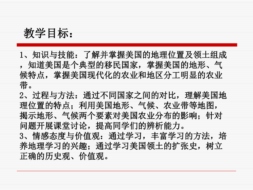 沪教版地理六年级上册5.北美洲的国家(共21张PPT)