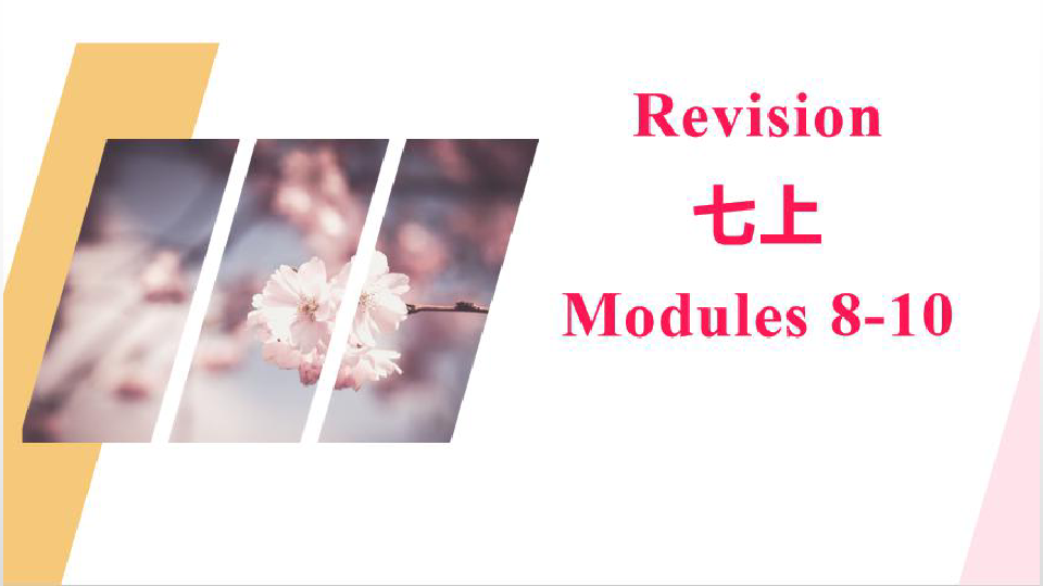 七上Revision Module 8-10 课件23张