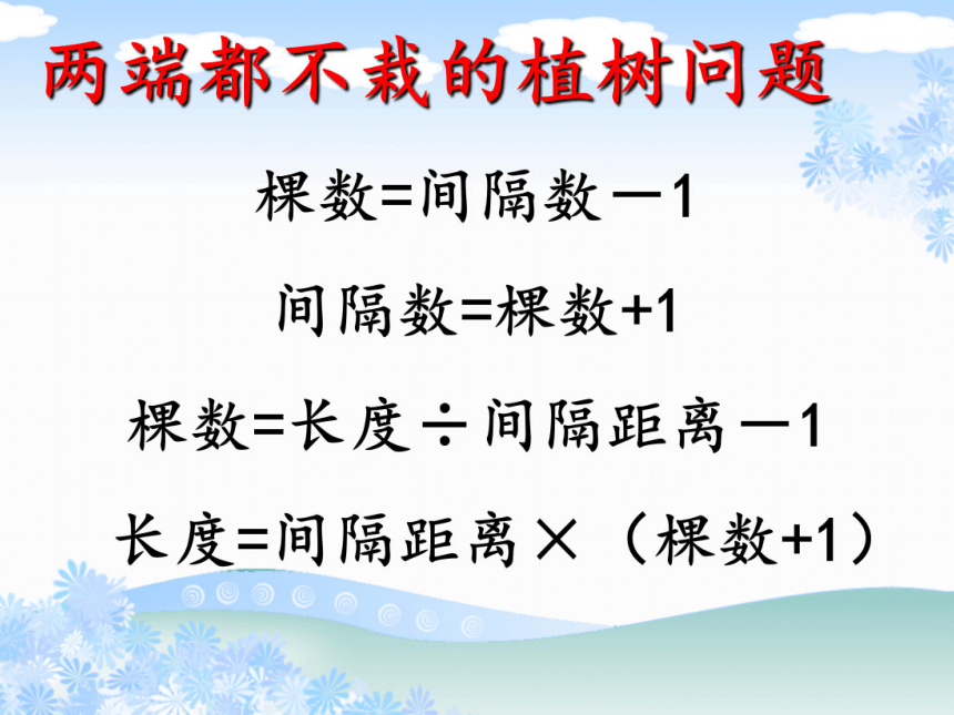 植树问题课件数学五年级上册人教版共30张ppt