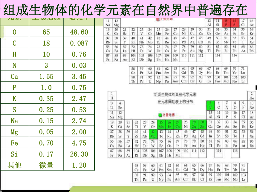 《生物体中的无机化合物》 课件 (共27张PPT)