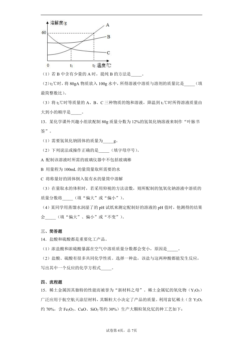 山西省临汾市襄汾县五校联考2020-2021学年九年级上学期期末化学试题（解析版）