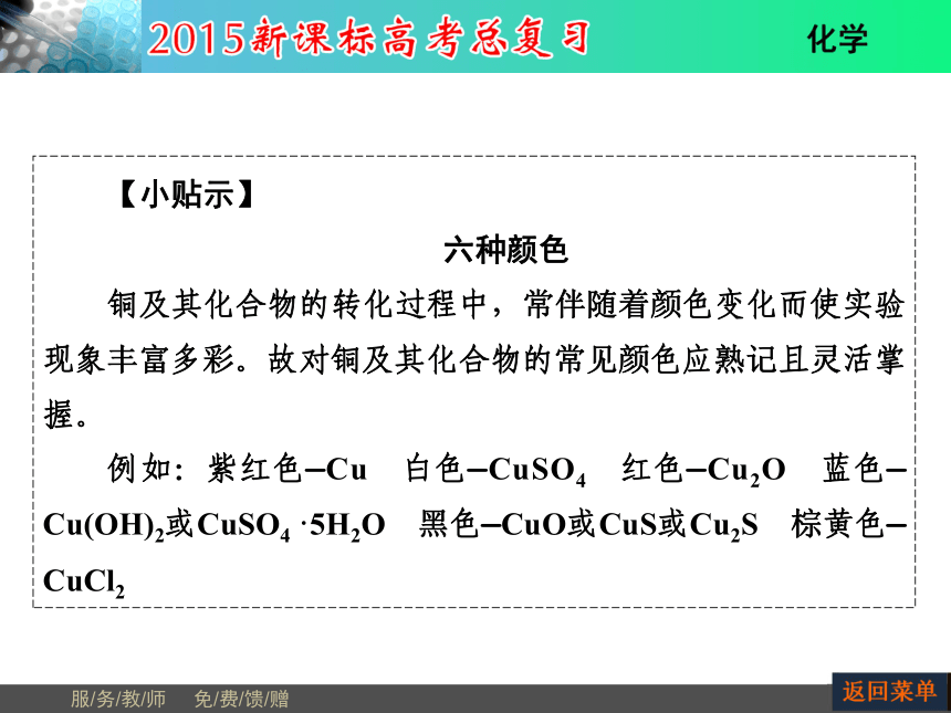 河南省教师原创2015届新课标高考化学总复习课件（抓住基础知识点+掌握核心考点+高效训练）：第3章 第4节用途广泛的金属材料（共60张PPT）