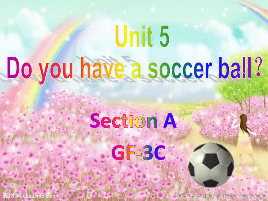 Unit 5 Do you have a soccer ball? SectionA Grammar Focus-3c课件31张