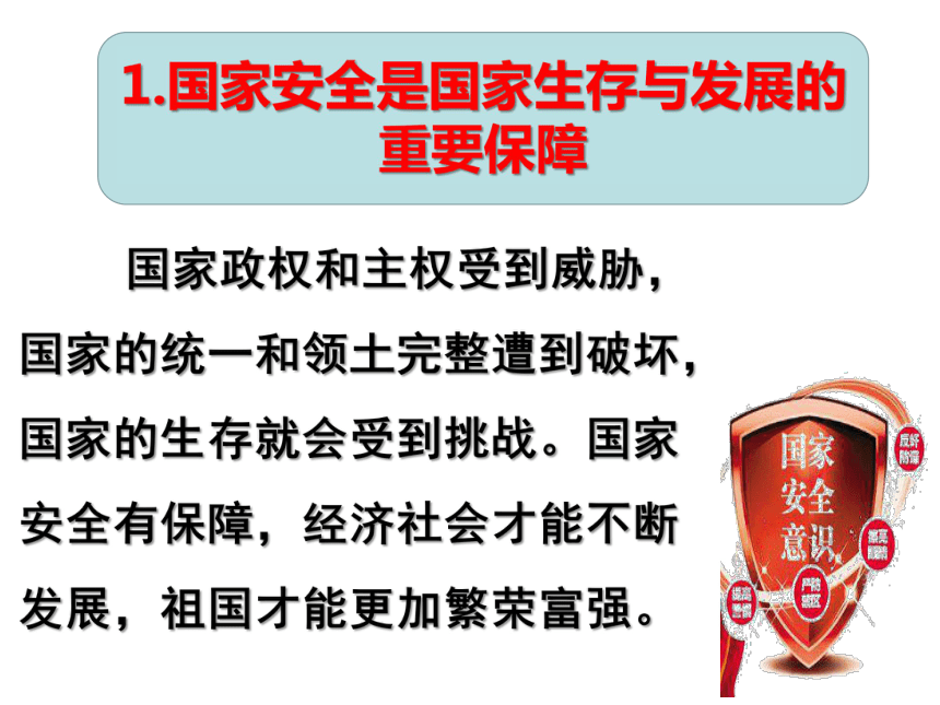 人教版八上9.1认识总体国家安全观（37ppt）