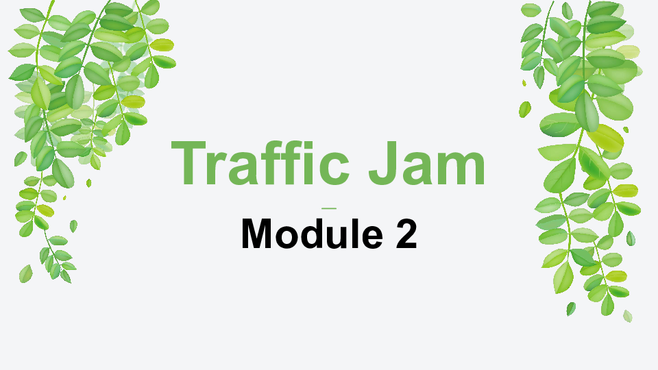 英语必修四外研版 Module 2 Traffic jam词汇课件（共45张PPT)