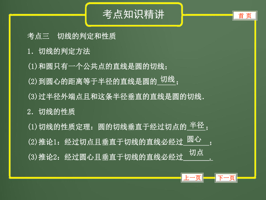 2012年中考数学专题复习第八章《圆》第31讲 点与圆、直线与圆的位置关系