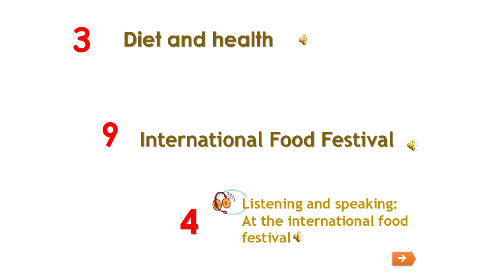 Unit 9 International Food Festival Listening and speaking 课件（22张PPT，内嵌音频）