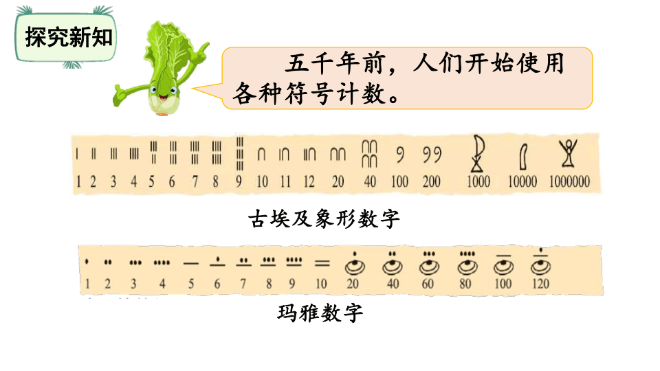 北师大版四年级数学上册1.6 从结绳计数说起课件（18张ppt）