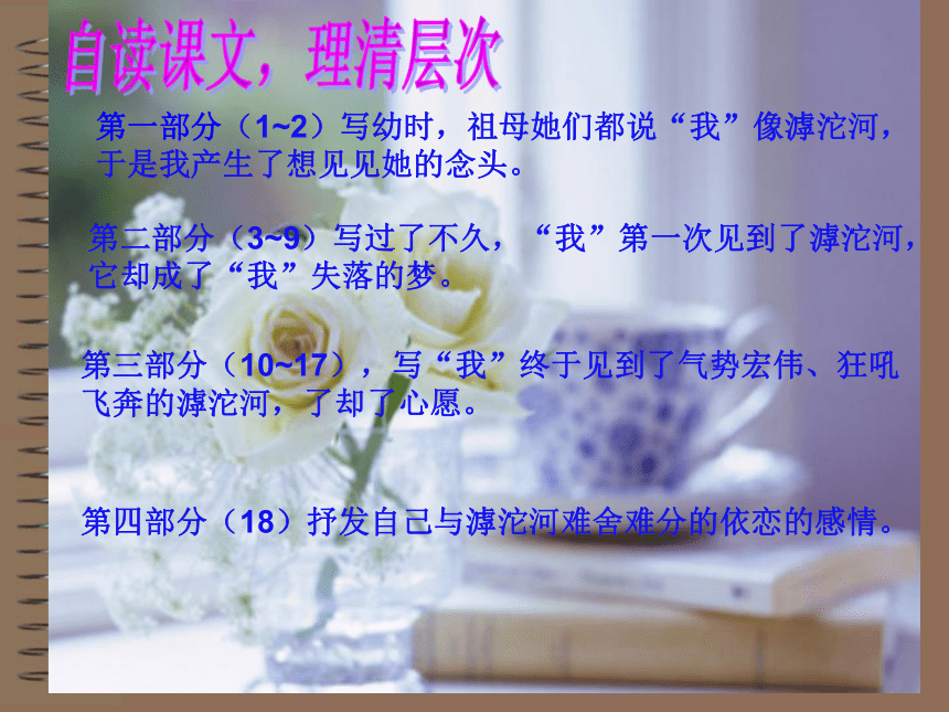 语文七年级上华东师大版2.7《滹沱河和我》课件（21张）