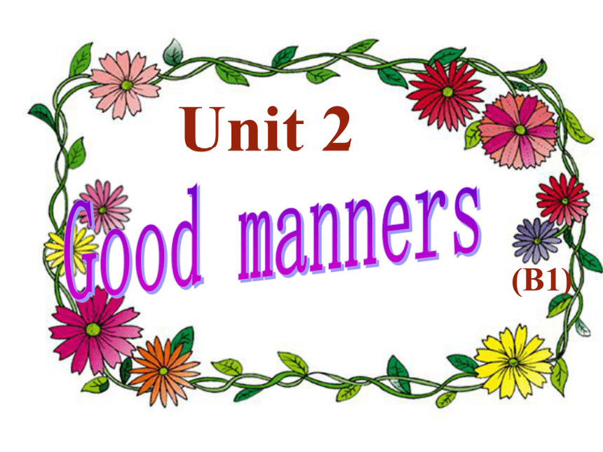 unit2Good manners