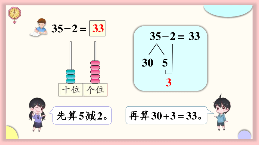 6100以內的加法和減法兩位數減一位數整十數第1課時不退位減課件19張