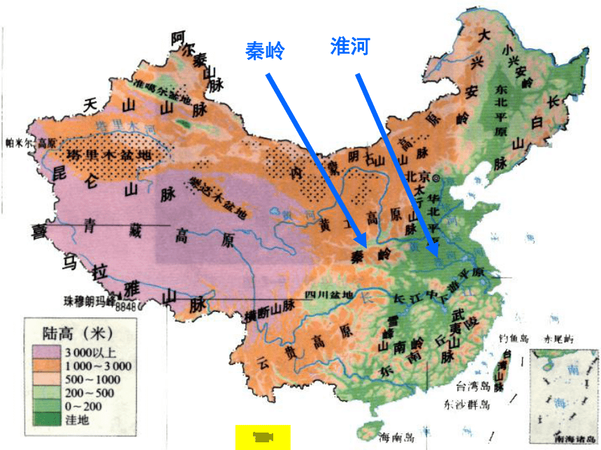 秦岭淮河分南北