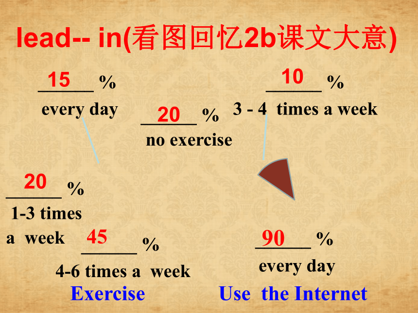 Unit 2 How often do you exercise? Section B(2a-2e) 课件(共28张PPT)