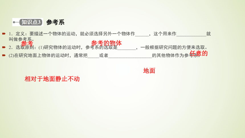 质点 参考系和坐标系 课件