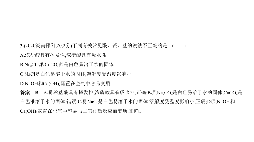 2021年化学中考复习湖南专用 专题六　盐　化学肥料课件（108张ppt）