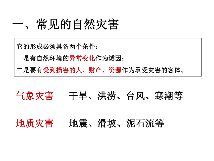 八年级上册 第二章 中国的自然环境 第四节自然灾害 ppt