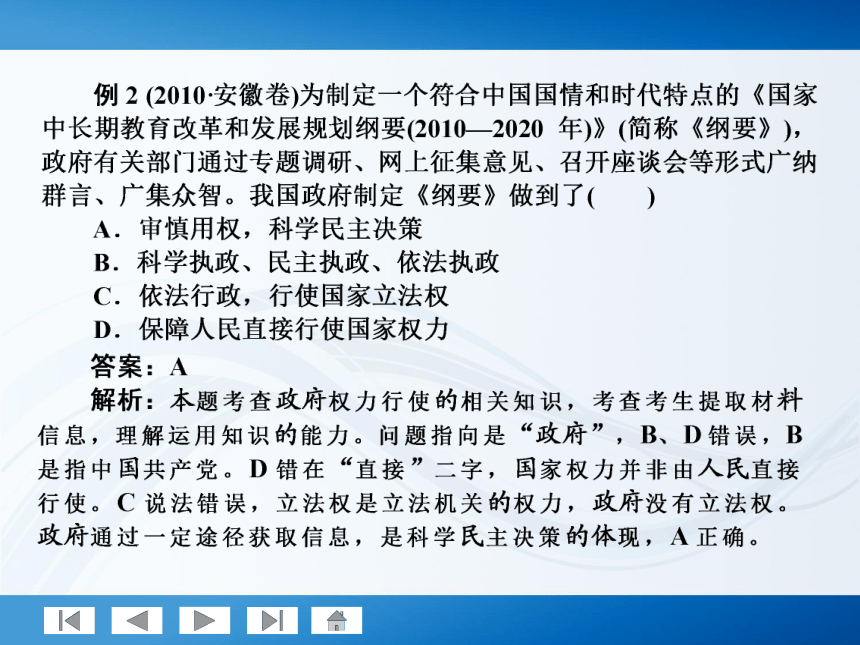 师说系列2012届高考政治一轮复习讲义2.2.4我国政府受人民的监督（人教版）_