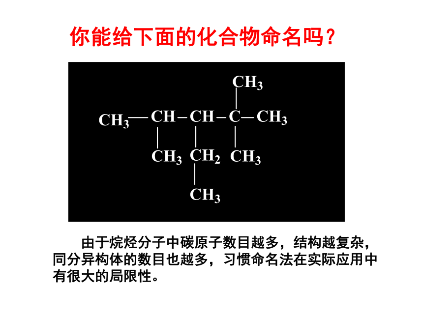人教版选修5高中化学第三节-有机化合物的命名(31张PPT)