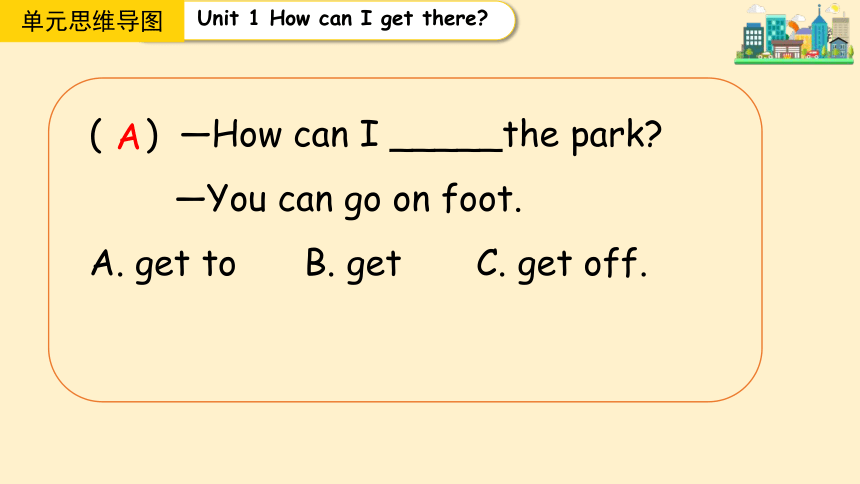 Unit1 How Can I Get There Review复习（课件）-21世纪教育网