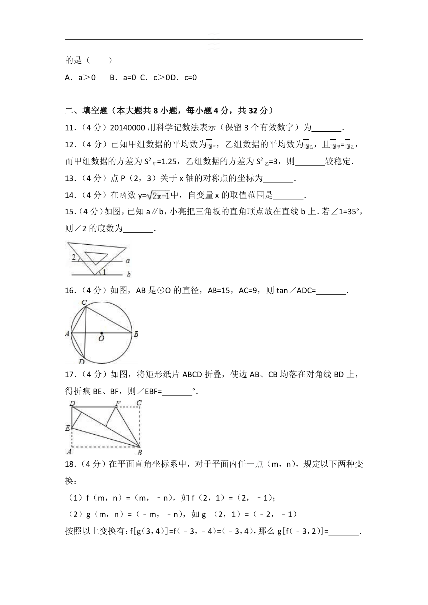 2018年贵州省铜仁市中考数学一模试卷（解析版）