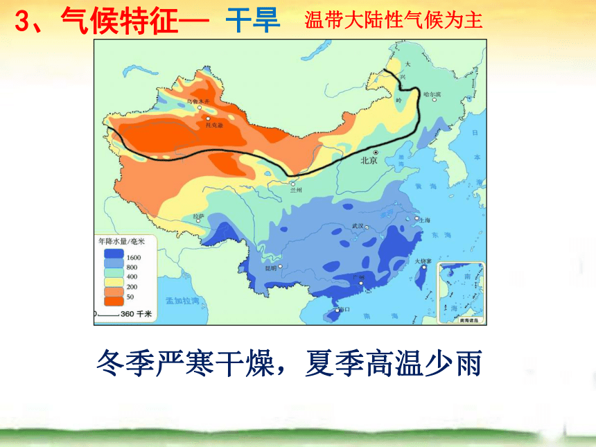 2020-2021学年人教版初中地理八年级下册第八章 第1节  西北地区的自然特征与农业 课件(共21张PPT）