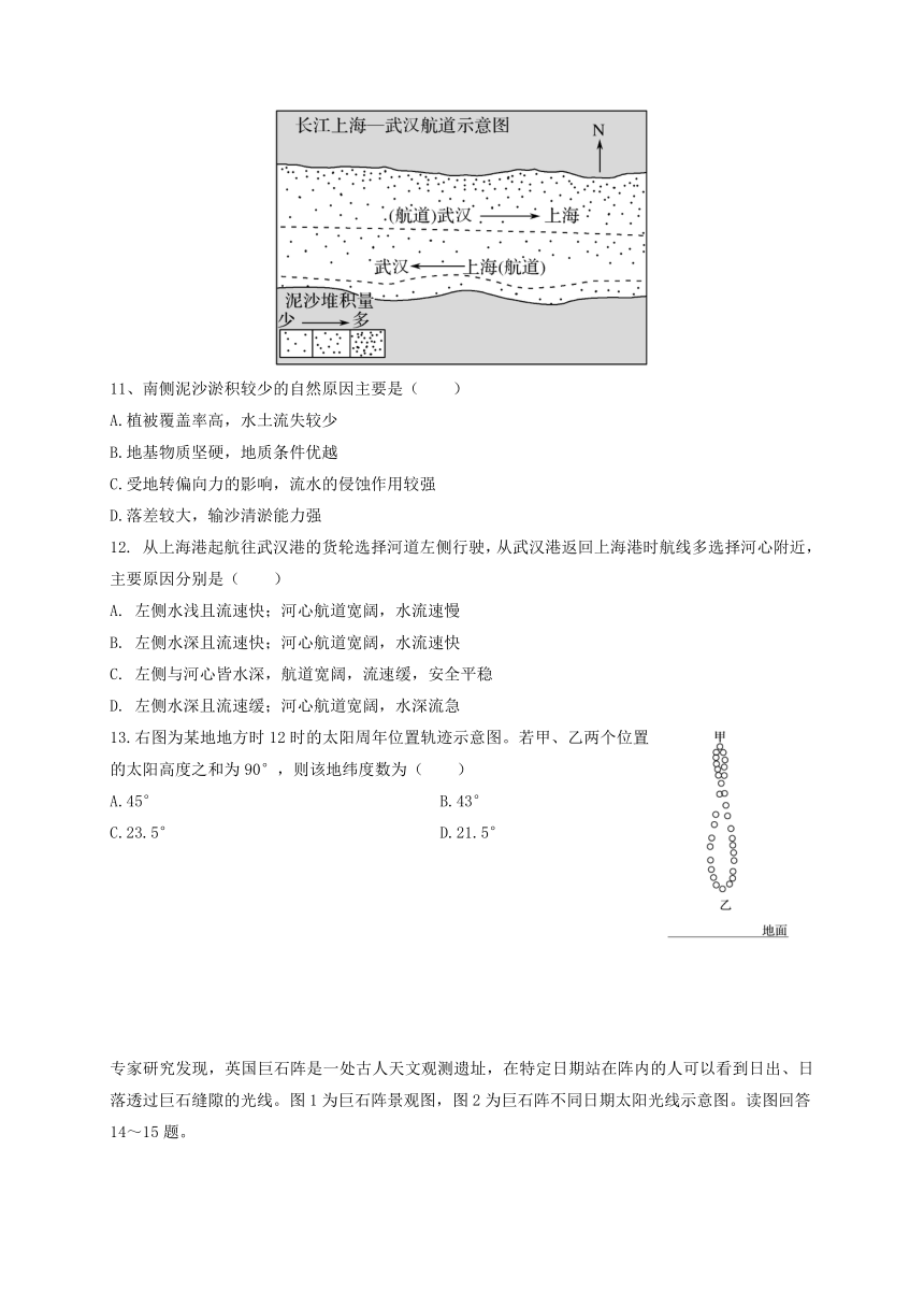 广东省深圳市2017届高三上学期第一次三校联考地理试题（含答案）