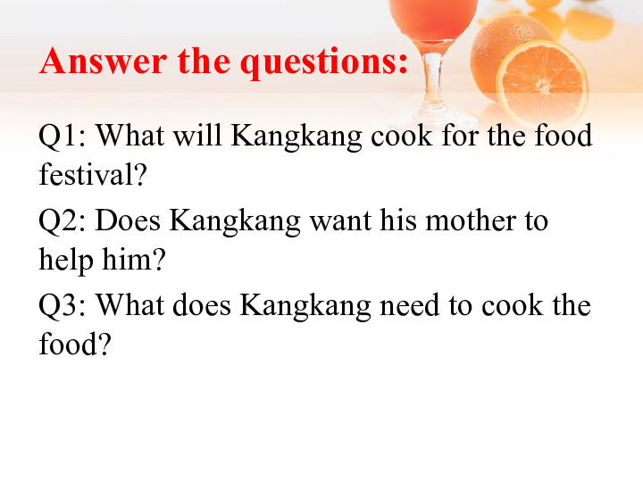Topic 2 I’m not sure whether I can cook it well.Section A 课件(17张无音频)