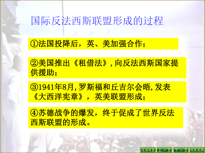 华师大版九下第14课 反法西斯战争的胜利（21张）