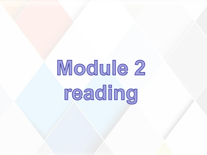 外研社必修四Module 2 traffic jam reading and language points课件（22张PPT）