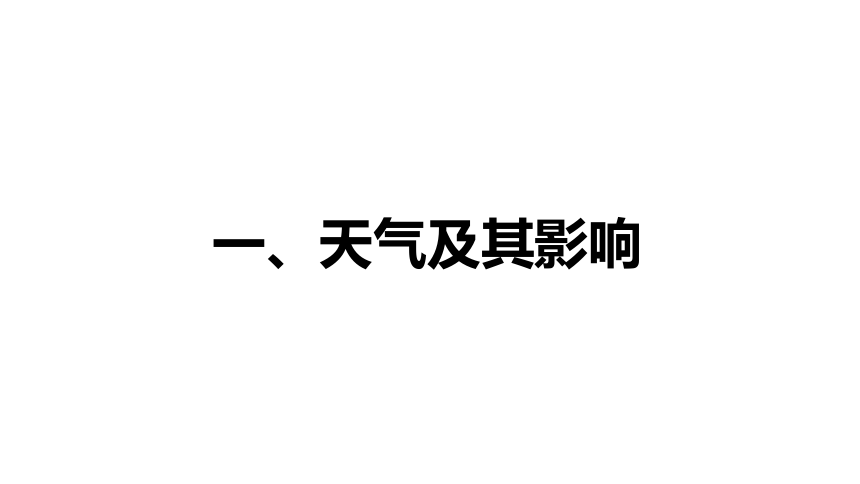 3.1多变的天气课件35张2021-2022学年人教版地理七年级上册（共35张PPT)