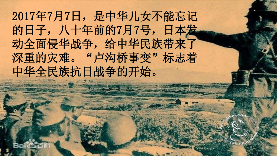 人教部编版八年级上册第六单元中华民族的抗日战争单元复习（共25张PPT）