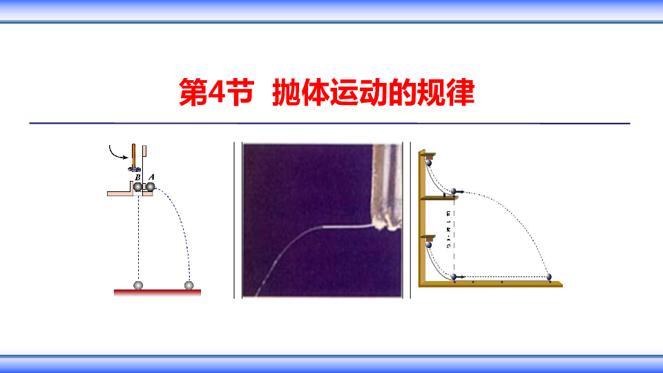 2019-2020学年高中物理新教材人教版必修第二册课 第五章抛体运动 第4节抛体运动的规律:32张PPT